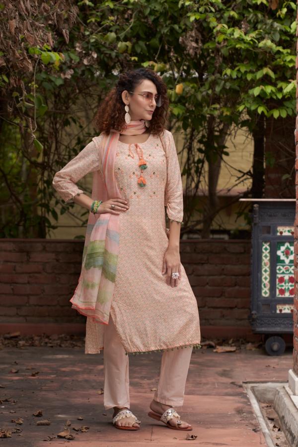 Psyna 1944 New masleen Kurti With Bottom Dupatta Collection